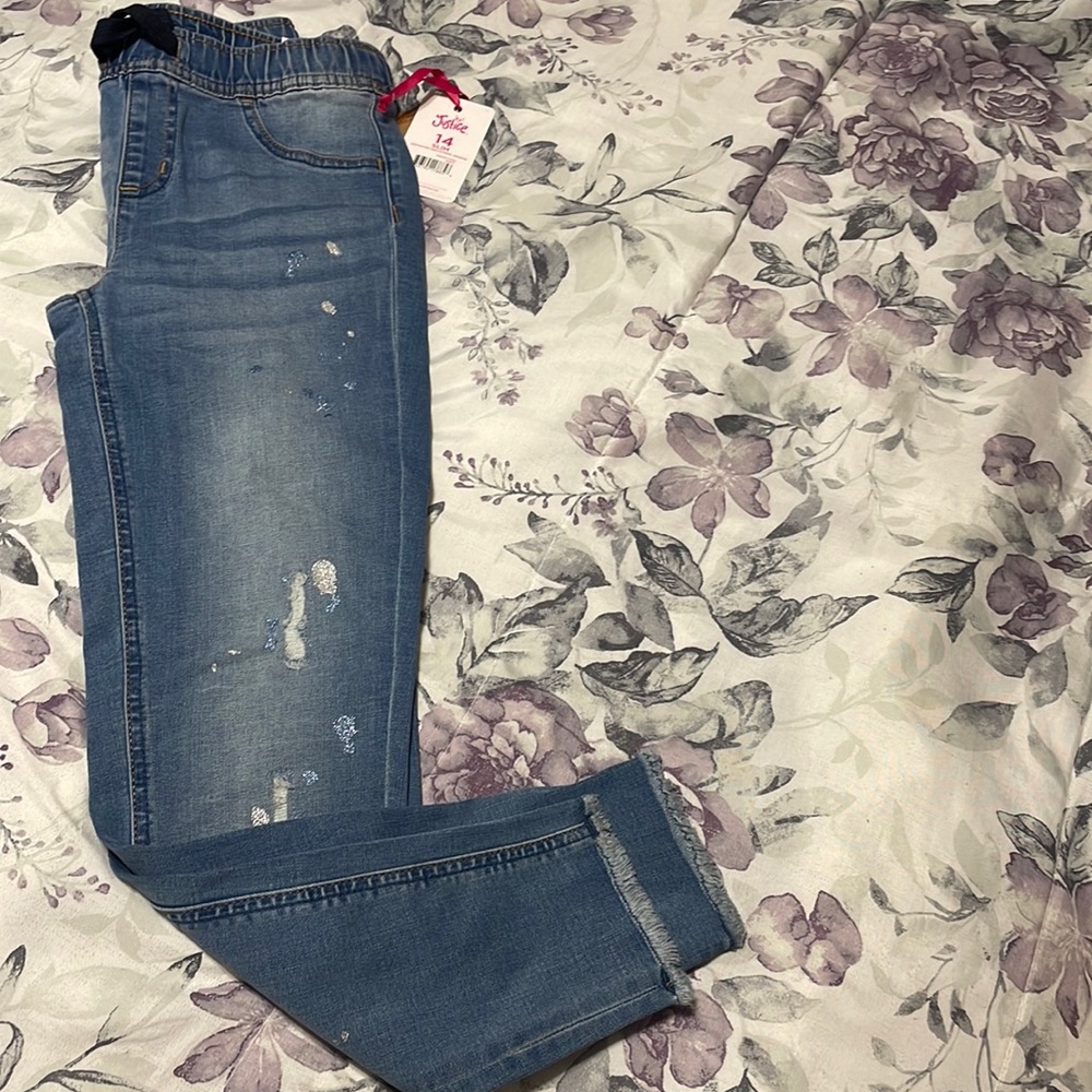 Girls Justice Jeggings Size 14 Slim